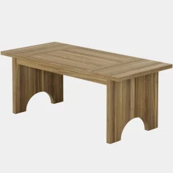 Tribesigns Desks*63" Executive Desk, Rustic Wood Computer Desk Office Desk