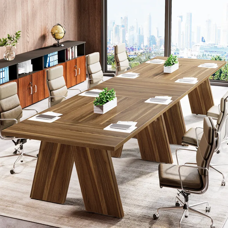 Tribesigns Desks*70.9" Executive Desk, Wood 6FT Conference Table Meeting Table Computer Desk