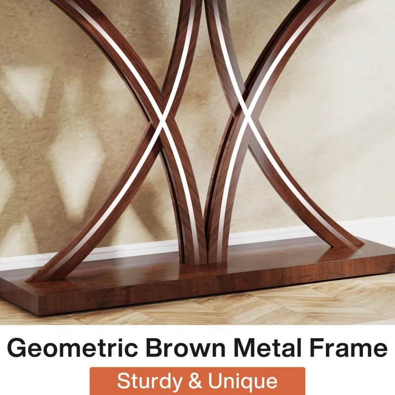 Tribesigns Console Tables|Console Tables*63" Farmhouse Console Table, Industrial Wood Sofa Entryway Table