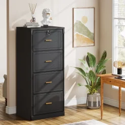 Tribesigns File Cabinets|File Cabinets*51" File Cabinet, Vertical Filing Cabinet with 4 Storage Drawers
