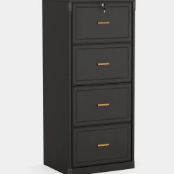 Tribesigns File Cabinets|File Cabinets*51" File Cabinet, Vertical Filing Cabinet with 4 Storage Drawers