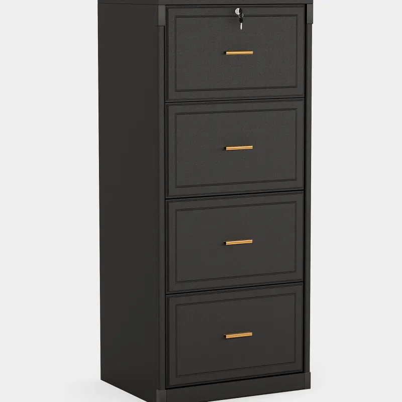 Tribesigns File Cabinets|File Cabinets*51" File Cabinet, Vertical Filing Cabinet with 4 Storage Drawers