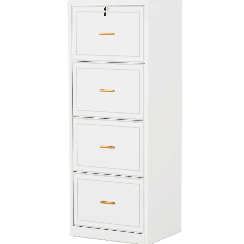 Tribesigns File Cabinets|File Cabinets*51" File Cabinet, Vertical Filing Cabinet with 4 Storage Drawers