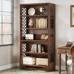 Tribesigns Bookcases & Bookshelves|Bookcases & Bookshelves*70.8" Freestanding Bookshelf, 6 - Tier Bookcase Display Rack Storage Shelves