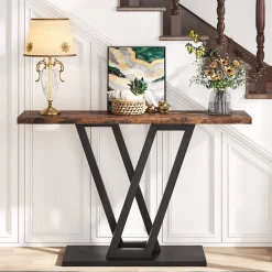 Tribesigns Console Tables|Console Tables*43 Inch Console Table, Industrial Entryway Hallway Table