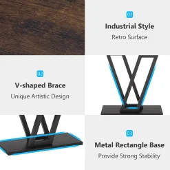Tribesigns Console Tables|Console Tables*43 Inch Console Table, Industrial Entryway Hallway Table