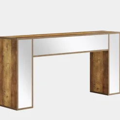 Tribesigns Console Tables|Console Tables*63" Mirrored Console Table, Wooden Sofa Table Hallway Table