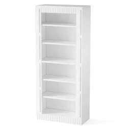 Tribesigns Corner Shelves|Corner Shelves*73" Modern Bookcase, 6-Tier Tall Etagere Bookshelf with Storage Shelves