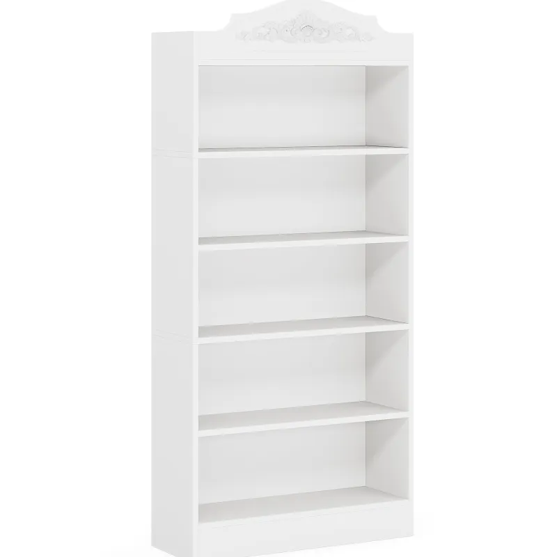 Tribesigns Bookcases & Bookshelves|Bookcases & Bookshelves*72" Modern Bookshelf, Freestanding Etagere Bookcase with Storage Shelves