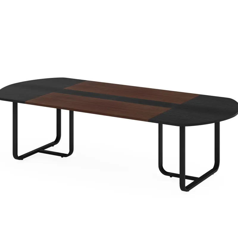 Tribesigns Desks*70.86" Oval Executive Desk, Modern Computer Meeting Table for Home Office
