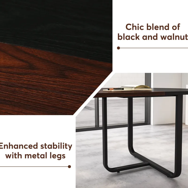 Tribesigns Desks*70.86" Oval Executive Desk, Modern Computer Meeting Table for Home Office