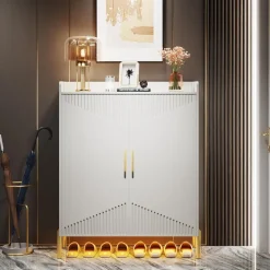 Tribesigns Shoe Racks & Cabinets|Shoe Racks & Cabinets*30 Pairs Shoe Cabinet, 6-Tier Modern Shoes Rack Organizer with Doors