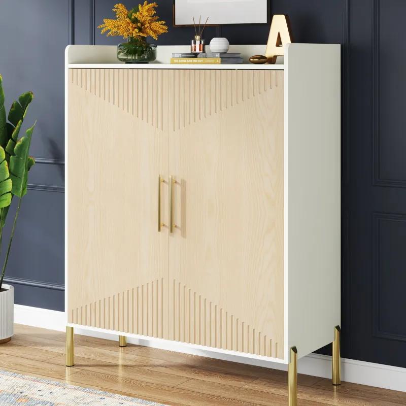 Tribesigns Shoe Racks & Cabinets|Shoe Racks & Cabinets*30 Pairs Shoe Cabinet, 6-Tier Modern Shoes Rack Organizer with Doors