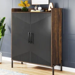 Tribesigns Shoe Racks & Cabinets|Shoe Racks & Cabinets*30 Pairs Shoe Cabinet, 6-Tier Modern Shoes Rack Organizer with Doors