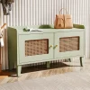 Tribesigns Shoe Racks & Cabinets|Shoe Racks & Cabinets*39" Shoe Bench, Wood 2 - Tier Shoe Rack Bench Entryway Bench