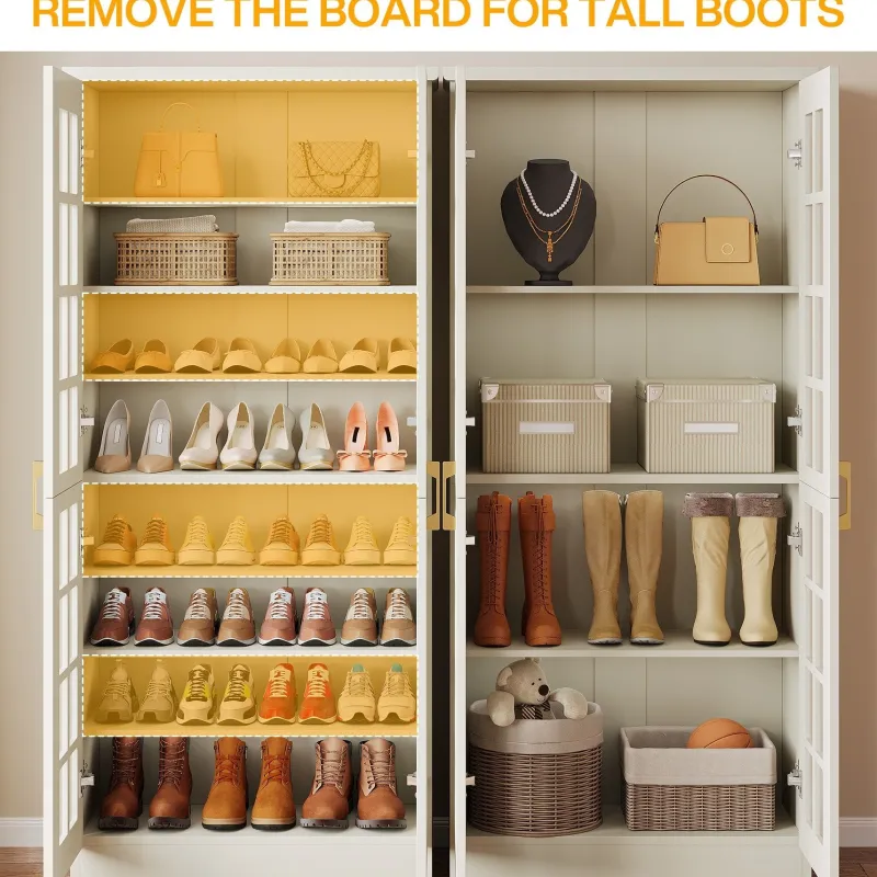 Tribesigns Shoe Racks & Cabinets|Shoe Racks & Cabinets*71" Shoe Cabinet, 8 - tier Shoe Storage Racks With Adjustable Shelves