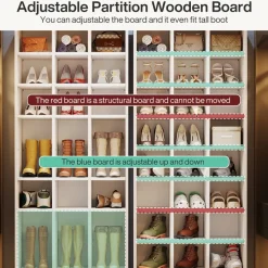 Tribesigns Shoe Racks & Cabinets|Shoe Racks & Cabinets*71