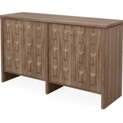 Tribesigns Sideboards & Buffets|Sideboards & Buffets*59" Sideboard Buffet, Console Cabinet Credenzas Coffee Bar Cabinet with Adjustable Shelf