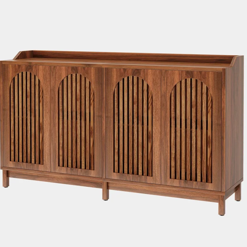 Tribesigns Sideboards & Buffets|Sideboards & Buffets*57" Sideboard Buffet, Farmhouse Storage Cabinet with Adjustable Shelf