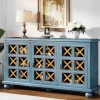 Tribesigns Sideboards & Buffets|Sideboards & Buffets*55" Sideboard Buffet, Farmhouse 3 - Doors Buffet Cabinet Credenza