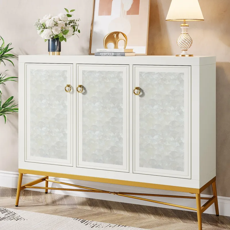 Tribesigns Sideboards & Buffets|Sideboards & Buffets*45" Sideboard Buffet, Kitchen Storage Cabinet with Adjustable Shelves