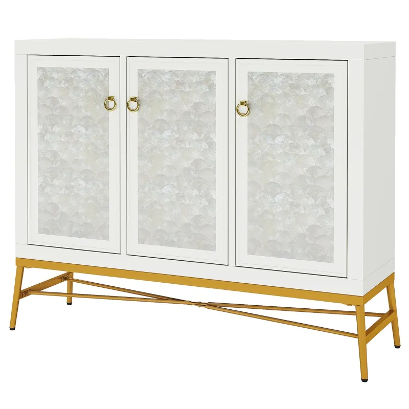 Tribesigns Sideboards & Buffets|Sideboards & Buffets*45" Sideboard Buffet, Kitchen Storage Cabinet with Adjustable Shelves