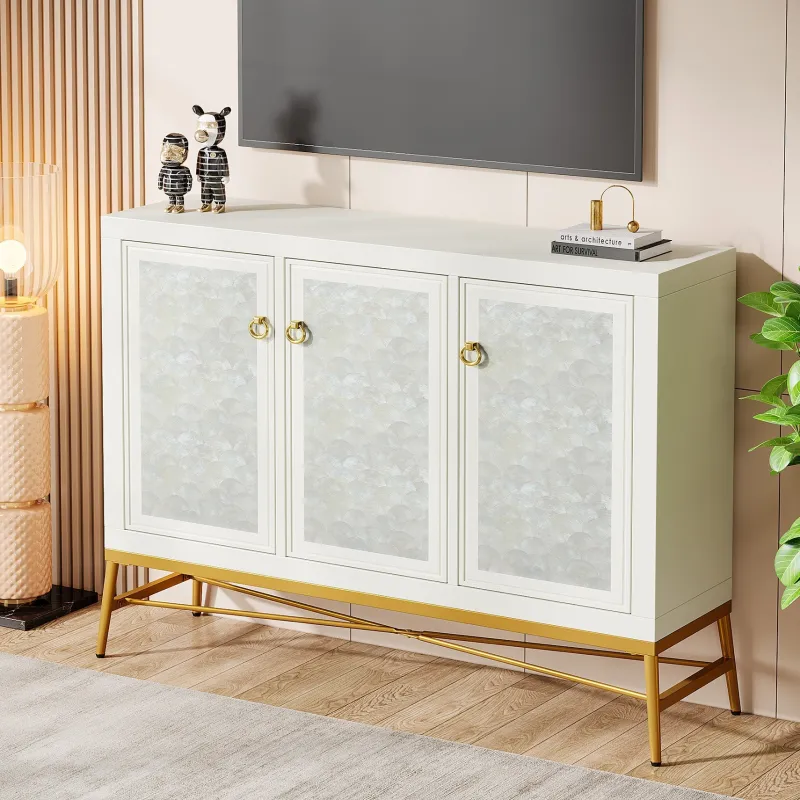 Tribesigns Sideboards & Buffets|Sideboards & Buffets*45" Sideboard Buffet, Kitchen Storage Cabinet with Adjustable Shelves