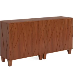 Tribesigns Sideboards & Buffets|Sideboards & Buffets*55" Sideboard Buffet Storage Credenza Cabinet with Solid Wood Legs