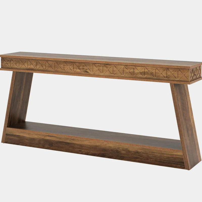 Tribesigns Console Tables|Console Tables*70.8" Sofa Table, Farmhouse Console Table Entryway Table with Storage