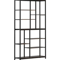 Tribesigns Bookcases & Bookshelves|Bookcases & Bookshelves*79" Tall Bookshelf, 8 - Tier Staggered Etagere Bookcase Shelving Unit