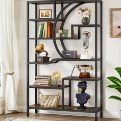 Tribesigns Bookcases & Bookshelves|Bookcases & Bookshelves*69" Tall Bookshelf, Freestanding Etagere Bookcase Open Display Shelf
