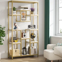 Tribesigns Bookcases & Bookshelves|Bookcases & Bookshelves*71" Tall Bookshelf, Modern 11-Tier Bookcase Display Shelf