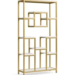 Tribesigns Bookcases & Bookshelves|Bookcases & Bookshelves*71" Tall Bookshelf, Modern 11-Tier Bookcase Display Shelf