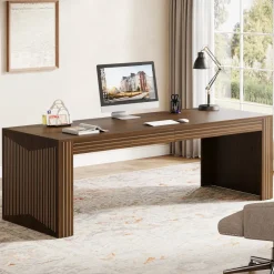 Tribesigns Desks*79" Two Person Desk, Computer Desk Double Office Desk