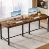 Tribesigns Desks*78.7" Two Person Desk, Double Computer Desk Study Writing Table