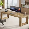 Tribesigns Desks*86" Two Person Desk, Long Computer Desk Conference Table