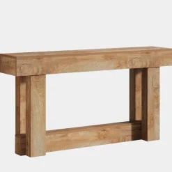 Tribesigns Console Tables|Console Tables*63" Wood Console Table, 2 - Tier Farmhouse Entryway Table