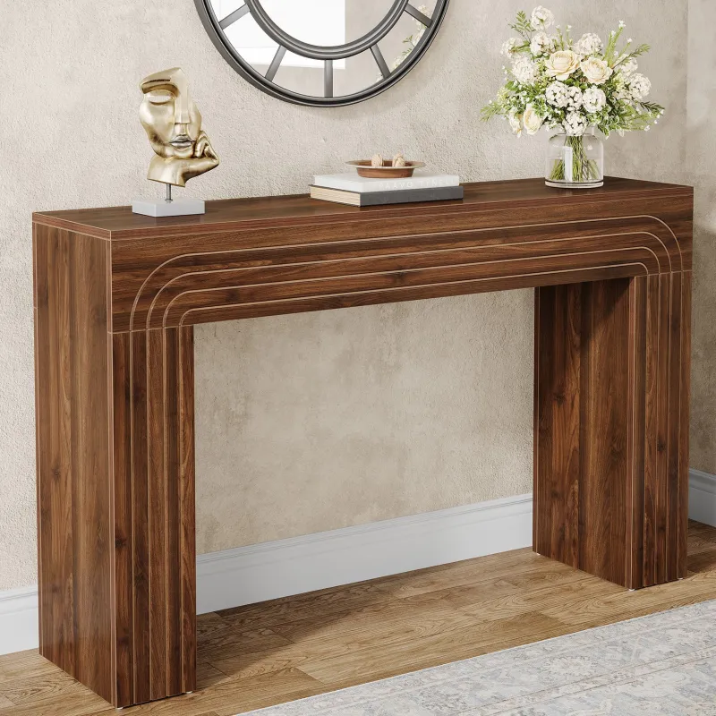 Tribesigns Console Tables|Console Tables*55" Wood Console Table, Farmhouse Sofa Table Hallway Table