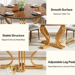 Tribesigns Dining Tables*47