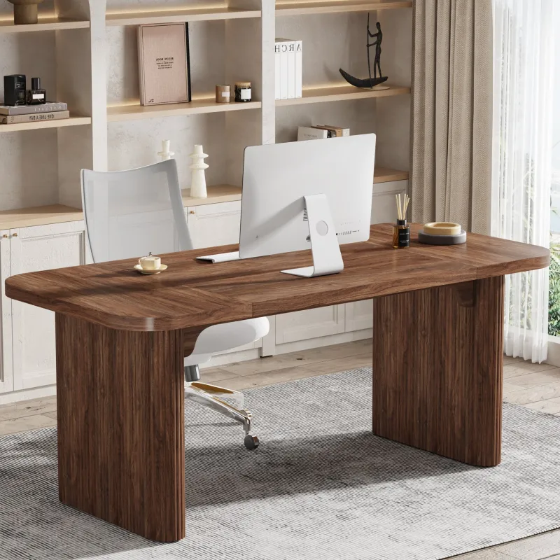 Tribesigns Desks*62.2" Wood Executive Desk Simple Rectangular Computer Desk Writing Table