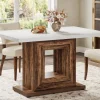 Tribesigns Dining Tables*47" Wooden Dining Table, Farmhouse Kitchen Dinner Table for 4