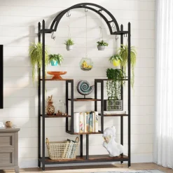 Tribesigns Plant Stands|Plant Stands*Arched Plant Stand, 74.8