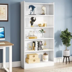 Tribesigns Bookcases & Bookshelves|Bookcases & Bookshelves*Bookcase, 72" Tall Bookshelf with 6-Tier Open Storage Shelves