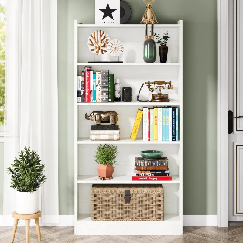 Tribesigns Bookcases & Bookshelves|Bookcases & Bookshelves*Bookcase, 72" Tall Bookshelf with 6-Tier Open Storage Shelves