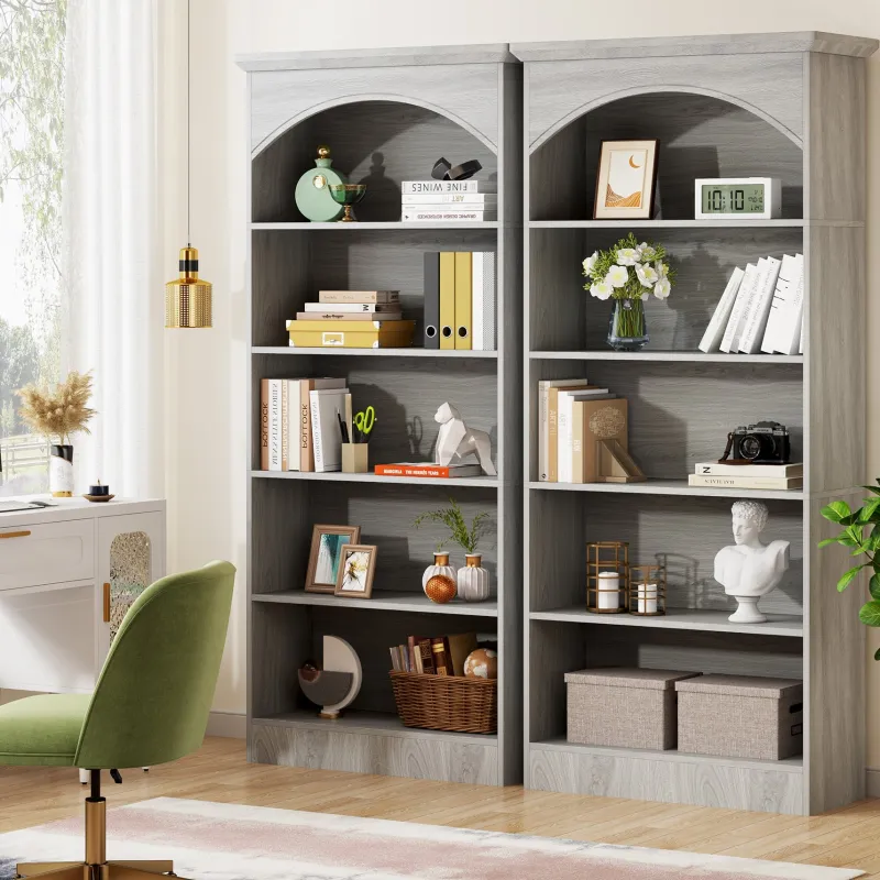 Tribesigns Bookcases & Bookshelves|Bookcases & Bookshelves*Bookcase, 70.9" Tall Bookshelf with 5-Tier Storage Shelves