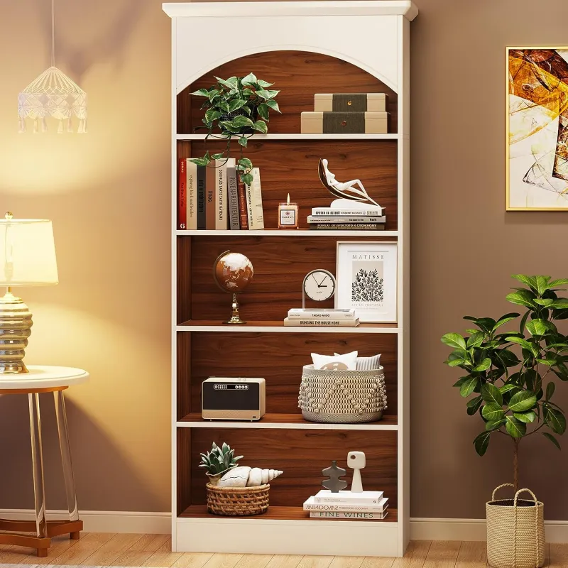 Tribesigns Bookcases & Bookshelves|Bookcases & Bookshelves*Bookcase, 70.9" Tall Bookshelf with 5-Tier Storage Shelves
