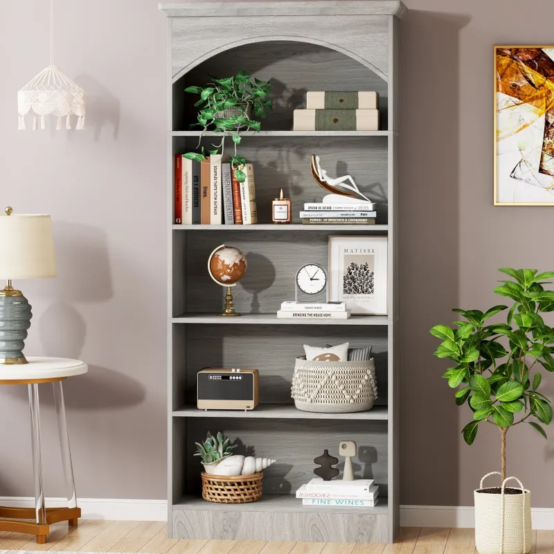 Tribesigns Bookcases & Bookshelves|Bookcases & Bookshelves*Bookcase, 70.9" Tall Bookshelf with 5-Tier Storage Shelves