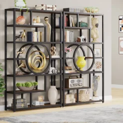 Tribesigns Bookcases & Bookshelves|Bookcases & Bookshelves*Bookshelf, 72’’ Etagere Bookcase 7-Tier Industrial Display Shelf