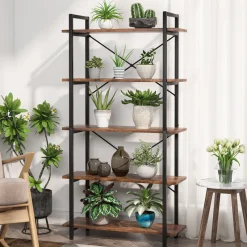 Tribesigns Bookcases & Bookshelves|Bookcases & Bookshelves*Bookshelf, 5 Tier Bookcase Display Shelf Unit