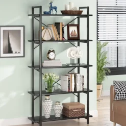 Tribesigns Bookcases & Bookshelves|Bookcases & Bookshelves*Bookshelf, 5 Tier Bookcase Display Shelf Unit